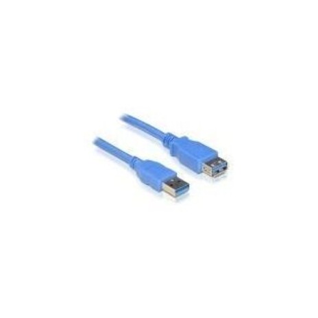 4World Kabel USB 3.0 AM-AF 1m| modrý