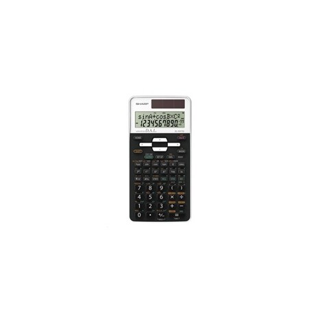SHARP kalkulačka - EL531TGWH - bílá - box - Solární + baterie