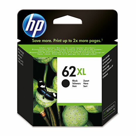 HP 62XL High Yield Black Original Ink Cartridge (600 pages)