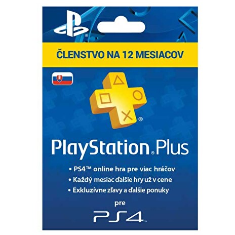 SONY PlayStation Plus Card Hang 365 dní (SK)