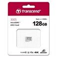 Transcend Micro SDXC 300S 128GB UHS-I U3 V30, bez adaptéru