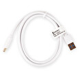 4World Kabel USB 3.0 , AM / B Micro USB-C přenos dat/nabíjení 1.0m bílý